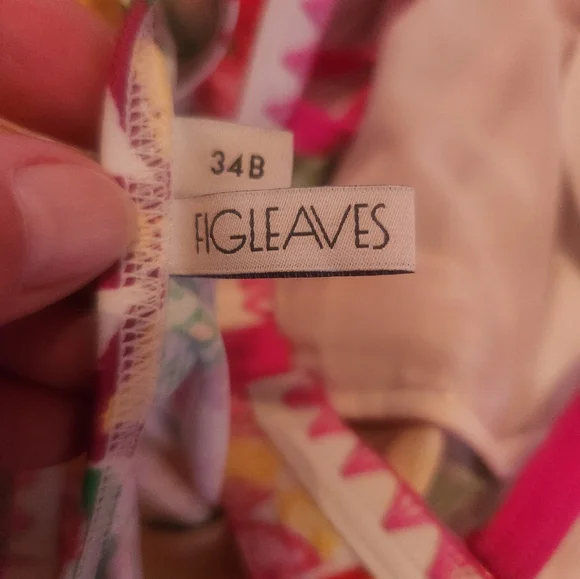 FigLeaves Yellow Frida Bandeau Tummy Control 1pc Bathing Suit size 34B - Picture 4 of 5